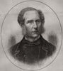 Lord Selborne, the new Lord Chancellor. Portraits 1872 old antique print