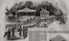 Queen Victoria's excursion to Belgium. The concert in the park, Brussels 1843