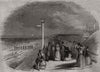 The Royal party at the Graft Dyke of Ostend. Belgium 1843 old antique print