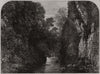 Queen Victoria's visit to Sutherlandshire: Golspie Burn. Scotland 1872 print