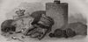 Franklin Expedition relics. Shotbag pipe seal Shako Mitten can goggles 1859