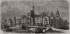 The new University College, Toronto, Upper Canada 1859 old antique print
