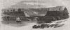 Great Western Railway of Canada. Burlington Heights bridge 1854 old print
