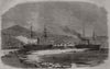 English & Newfoundland mail vessels, Halifax harbour, Nova Scotia. Canada 1859
