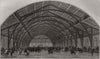 The Victoria skating rink, Montreal. Quebec 1863 old antique print picture