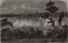 The American Falls, Niagara. North America 1860 old antique print picture