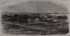 The town of Bathurst, New Brunswick 1860 old antique vintage print picture
