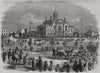 Buffalo & Lake Huron railway: opening ceremonies at Goderich, Canada West 1858