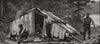 Salmon-fishing in North America. Birch bark camp of anglers. New Brunswick 1890