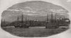 City of St. John's. New Brunswick 1853 old antique vintage print picture