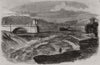 Ottawa, the proposed capital of Canada 1858 old antique vintage print picture