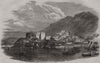 Emperor Napoleon's visit to Algeria. Landing at Bougiah (Bejaia). Algeria 1865