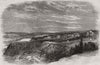 Ottawa, the proposed new seat of the Canada Government 1857 old antique print