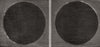 Eclipse of the sun. 2 photographs obtained during the totality. Astronomy 1860