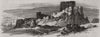 Chateau d'Arques, near Dieppe. Seine-Maritime 1871 old antique print picture