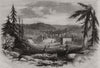 New Gold diggings in Nova Scotia: Gold Street, Tangier. Canada 1861 print