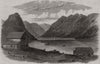 Port Anderson, Anderson Lake. British Columbia 1864 old antique print picture