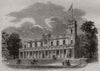 The new pump rooms, Leamington. Warwickshire 1868 old antique print picture
