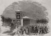 Opening of the Leamington & Warwick Railway. Leamington Spa terminus 1844