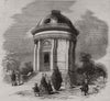 Temple erected in honour of Dr. Jephson, at Leamington. Warwickshire 1849