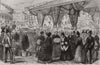 Queen Victoria in Birmingham. Reception at Small Heath Station. Mayoress 1887
