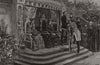 Queen Victoria's visit to Birmingham. Addresses in the town hall 1887 print
