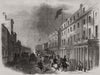 Leamington Spa. Bath Street - new post office &c. Warwickshire 1846 old print