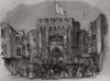 The passage of the Bar, Southampton. Hampshire 1843 old antique print picture