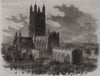 Gloucester Musical Festival - Gloucester Cathedral from the south east 1856