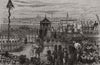 Queen Victoria's Jubilee Festival at Wakefield. Yorkshire 1887 old print