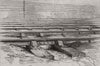 London & North-Western train bomb plot. Fish plates rails dynamite placed 1880