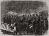 Arrival of the Prince and Princess Of Wales at Kimbolton. Cambridgeshire 1870