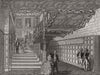 The Royal visit to Hatfield House. The grand staircase. Hertfordshire 1846
