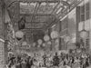 Queen Victoria at Hatfield House. The Great Hall banquet. Hertfordshire 1846