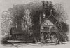 Swiss Cottage, Cassiobury Park. Hertfordshire 1846 old antique print picture
