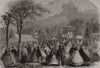 Essex Agricultural Society's show in the grounds at Sloe House, Halstead 1862