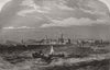 Harwich. Essex 1854 old antique vintage print picture