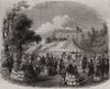 The Watford Horticultural & Floricultural show, Cassiobury Park. Herts 1855