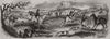 The Epping Hunt. Essex 1843 old antique vintage print picture