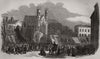 Bristol Fete. Procession of the trades at the top of Park Street 1848 print