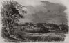 The village of Schestedt, on the road from Schleswig to Osterade. Germany 1850