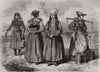 Schleswig ladies costumes Blavand's Bay Fohr Ostenfellt Dannevirke 1864 print