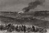 Repulse of the Prussians of March 28, from the Danish redoubts. Denmark 1864