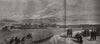 The war in Denmark: view of Dybbol during the Prussian bombardment 1864 print