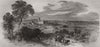 The new route to Denmark. Kolding. Denmark 1851 antique print picture