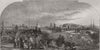 Copenhagen - from an original sketch. Denmark 1848 old antique print picture
