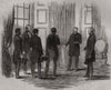Interview with King of Denmark 1851 old antique vintage print picture