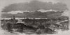 Panorama of Zurich. Switzerland 1847 old antique vintage print picture