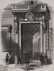 The civic guard-house at Rome 1847 old antique vintage print picture