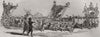 Fete des vignerons, Vevey. Cars Ceres Pallas. Summer/spring. Switzerland 1851